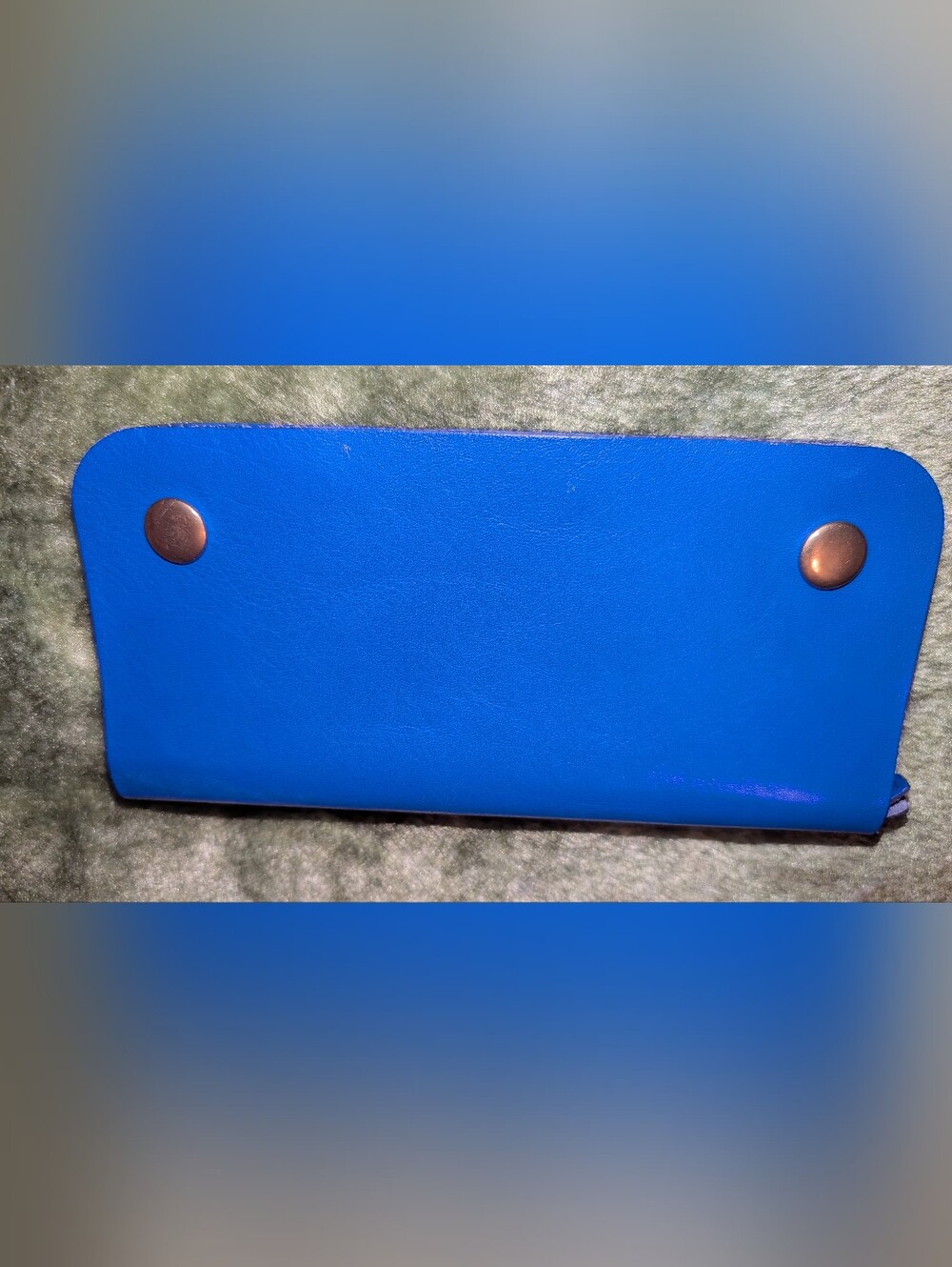 Minor History The Ledger Leather Wallet Blue VGC